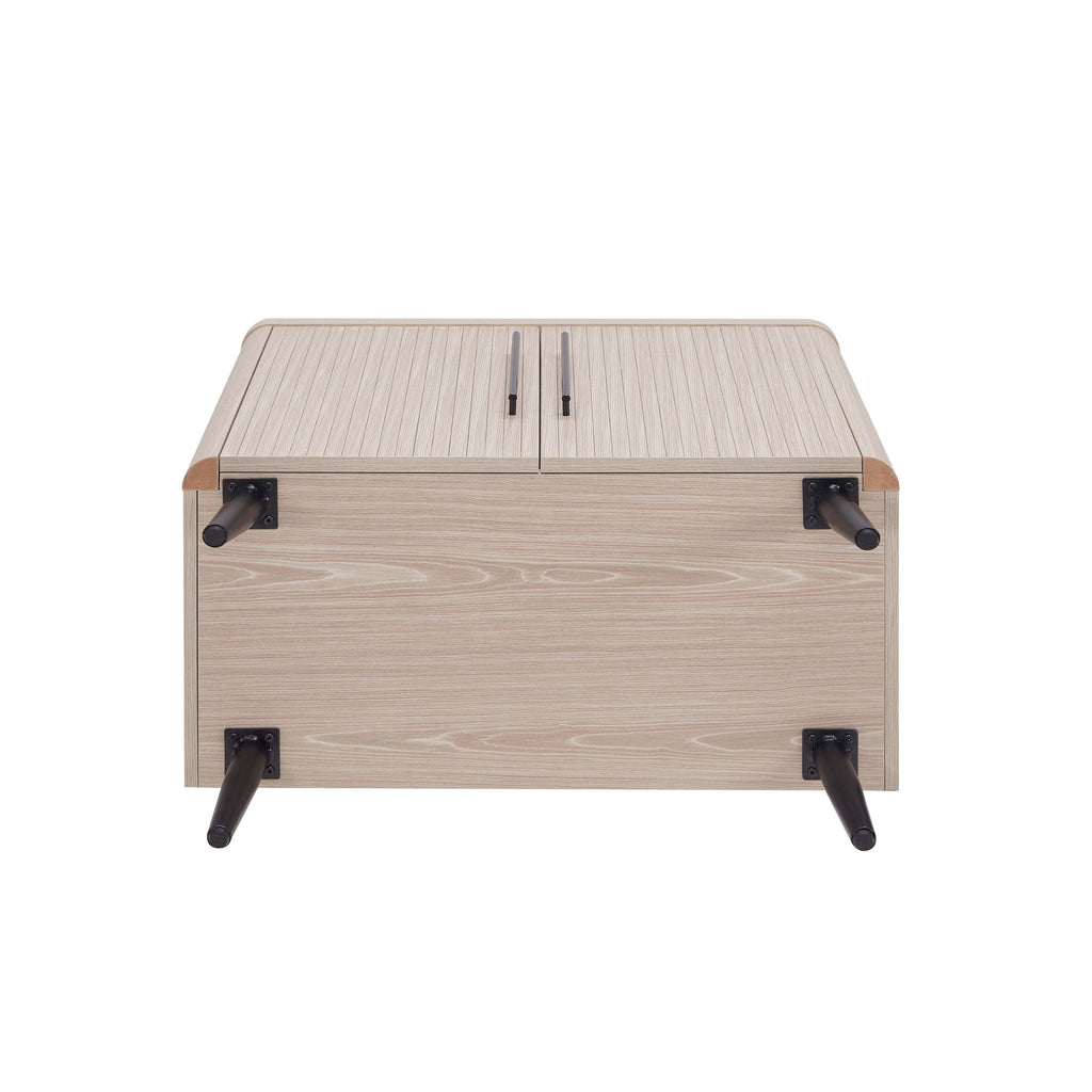 Jodie - Fluted Accent Cabinet - Oak