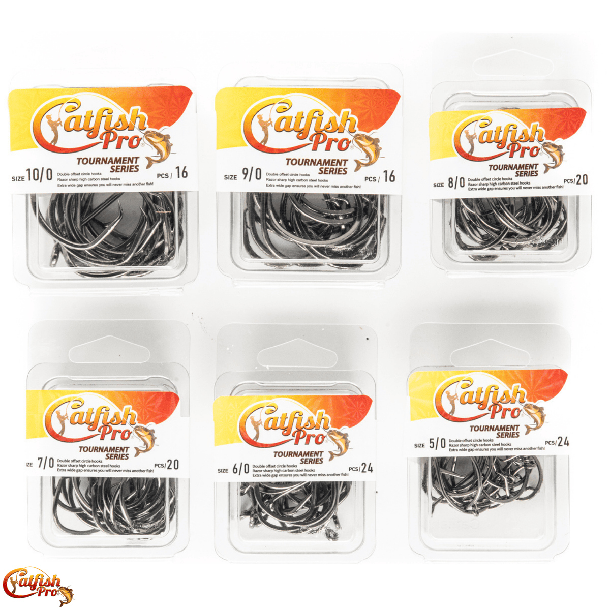 Double Offset Circle Hooks 9/0 - Value Pack
