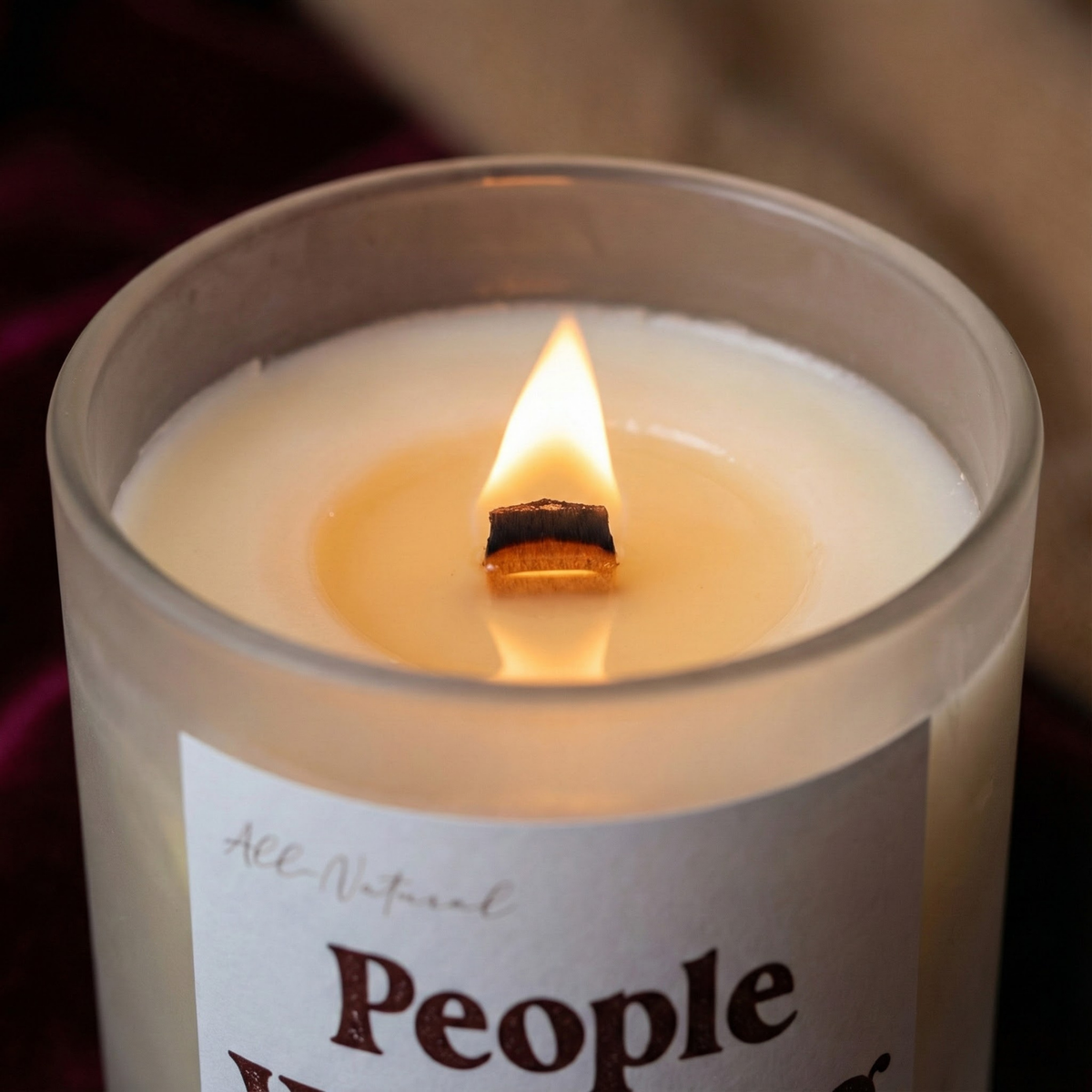 People Watching Candle