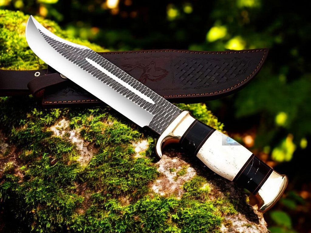 Crocodile Dundee Bowie – 16" D2 Forged Steel with Leather Sheath