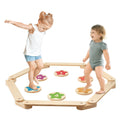 Kids Balance Beam Stepping Stones Gymnastics Children Balance Board 6 PCS