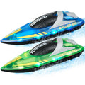 Christmas gifts! 2 PCS RC Boat 2.4 GHz Remote Control Racing Boat 12 km/h Kids Adults Gift