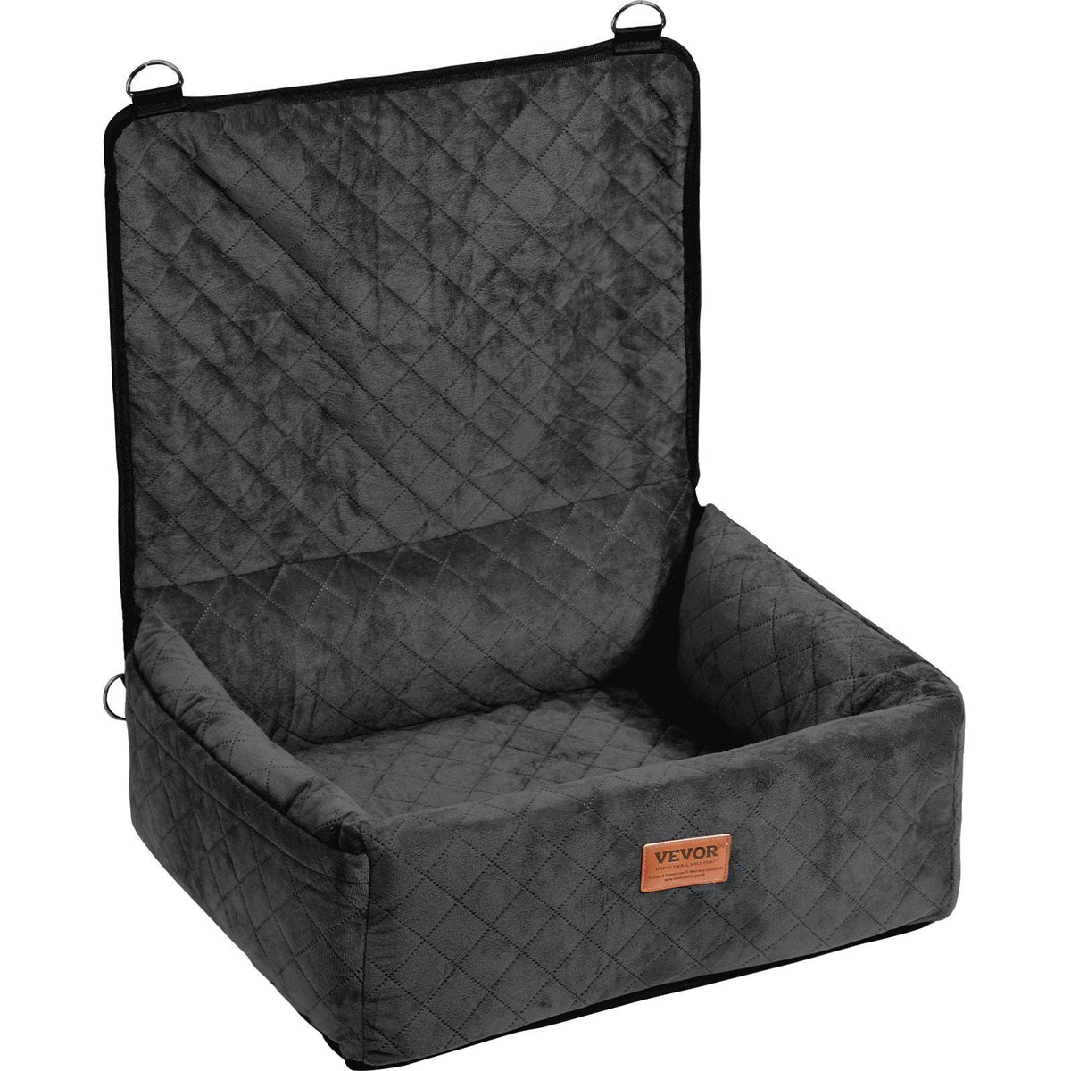 Dog Booster Car Seat Pet Car Seat for Small Medium Dog up to 40 lbs Black