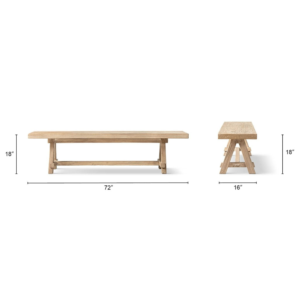 Hawthorne - Dining Bench - Natural