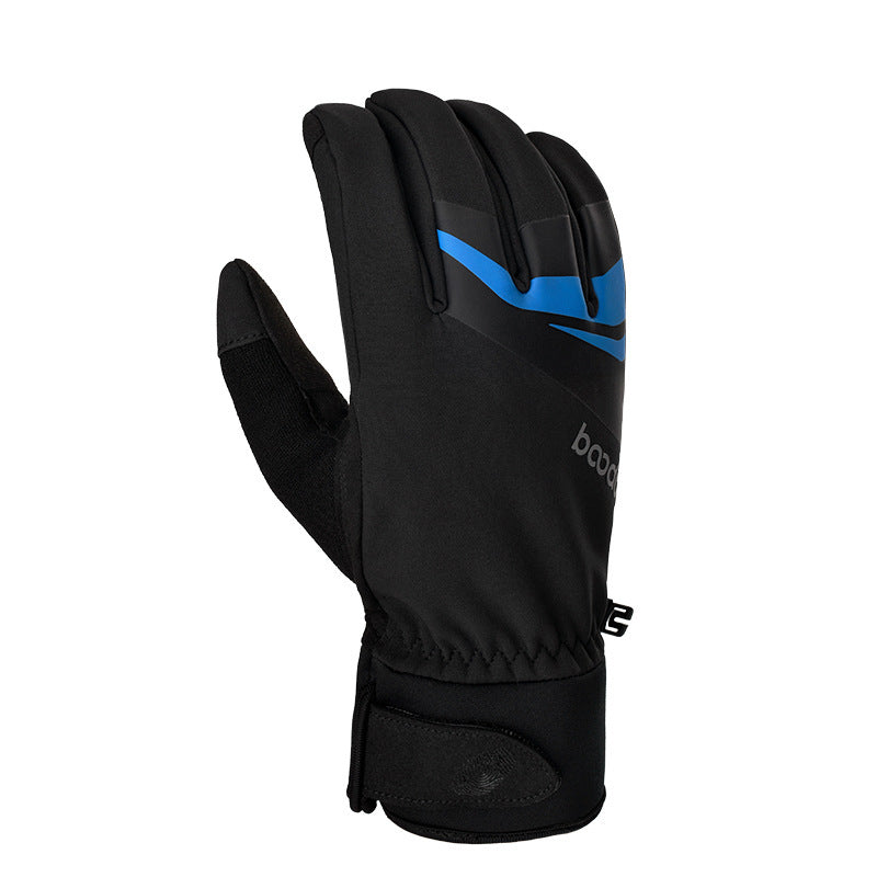 Cotton Cycling Gloves Shock Absorption Waterproof Outdoor Ski Gloves