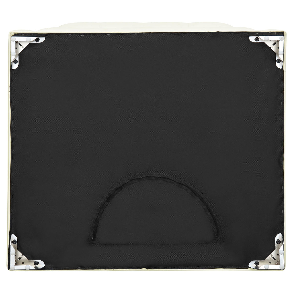 Cordelia - Square Ottoman - White