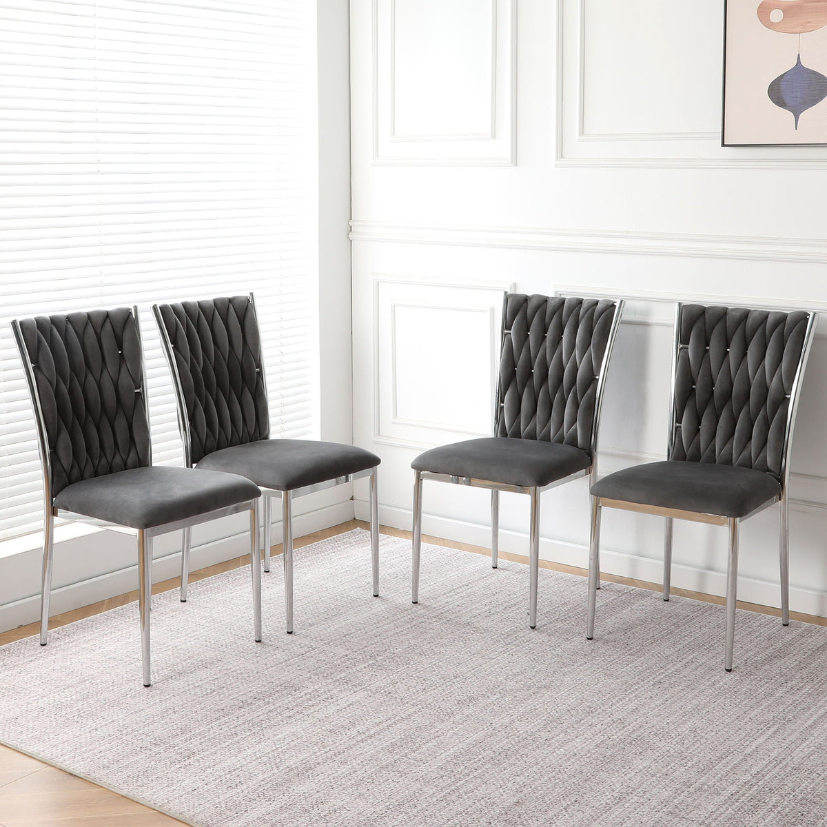 Modern Dining Chair Set For Dining Room