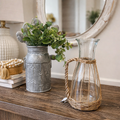 WILLOW WRAPPED GLASS PITCHER