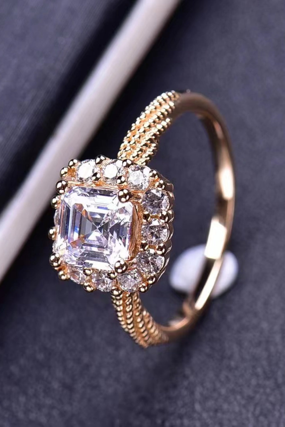1 Carat Sparkala™ Twisted Ring (18k Rose Gold Over Pure Sterling Silver)