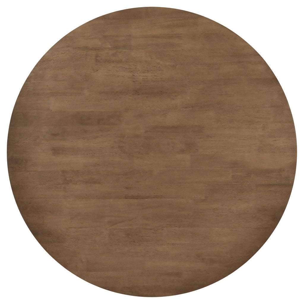 Guinea - Dining Table With Interlocking Base Design - Walnut