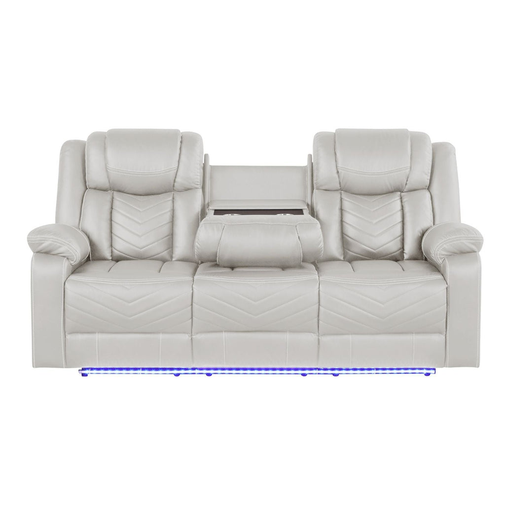 Challenger - LED Power Recliner Sofa