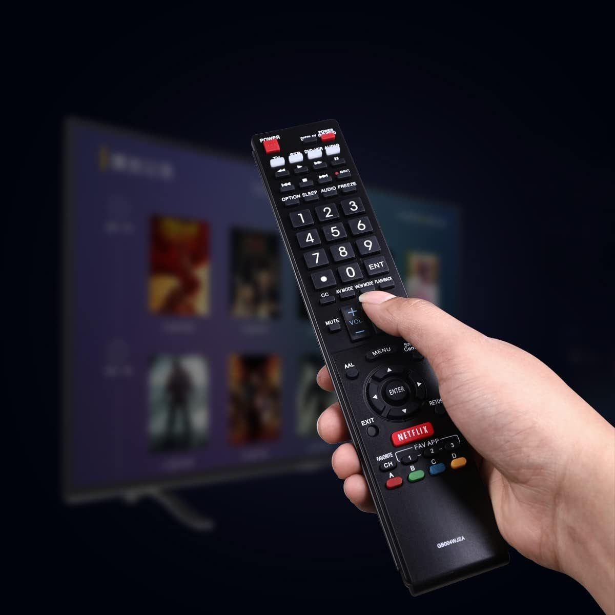 New TV Remote Control for All Sharp Brand TV Smart Tv，Aquos TV