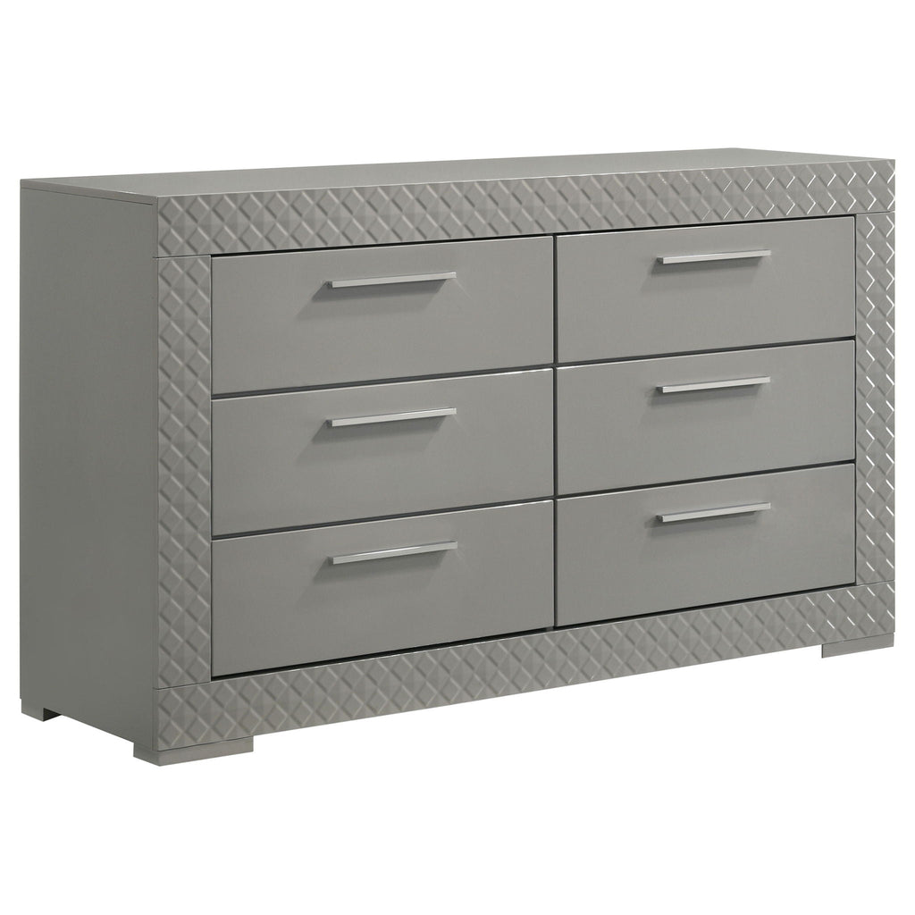 Pierce - 4 Piece Bedroom Set With LED Lighting