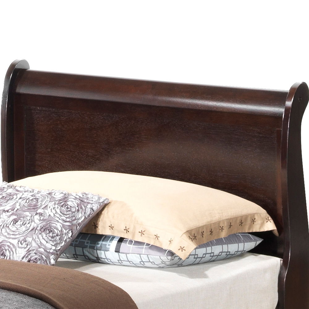 Louis Phillipe - Panel Sleigh Bed
