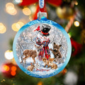 Frosty and His Forest Friends Glass Ornament Limited Edition by G. DeBrekht - Christmas Decor - 73908-DG