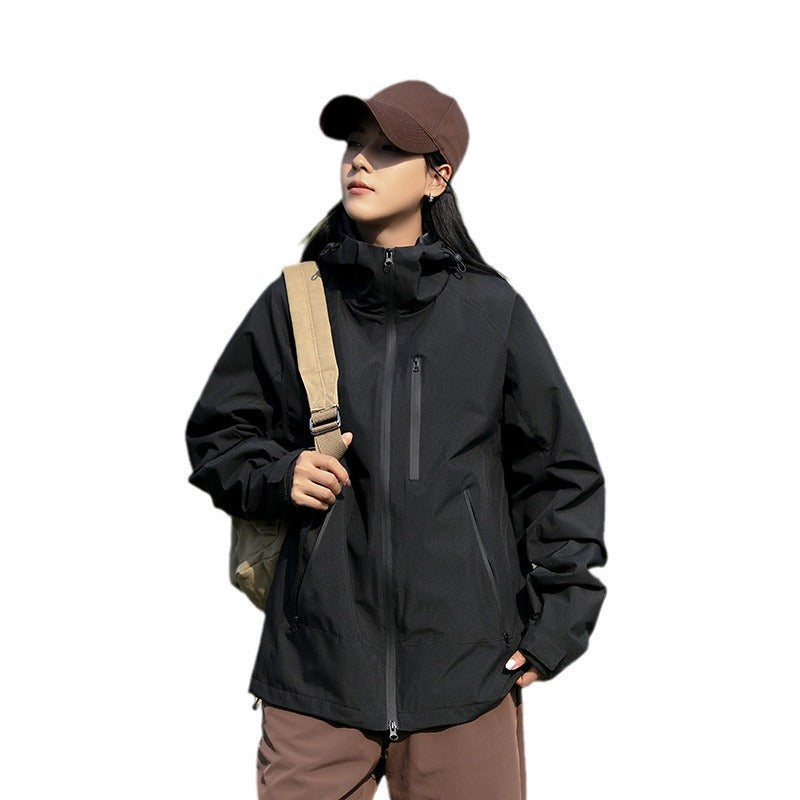 Hooded Long Sleeve Windproof Waterproof Travel To Tibet Breathable Jacket