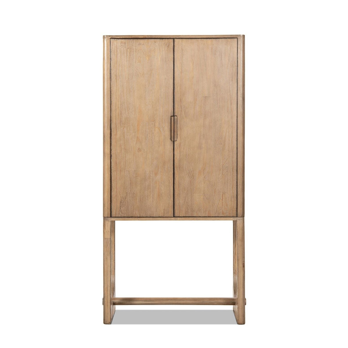 Nolan - Bar Cabinet With Wine Storage - Brown