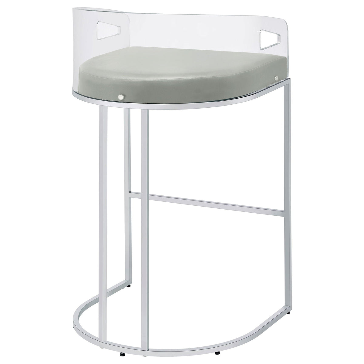 Mello - Upholstered Bar Chair (Set of 2) - Gray