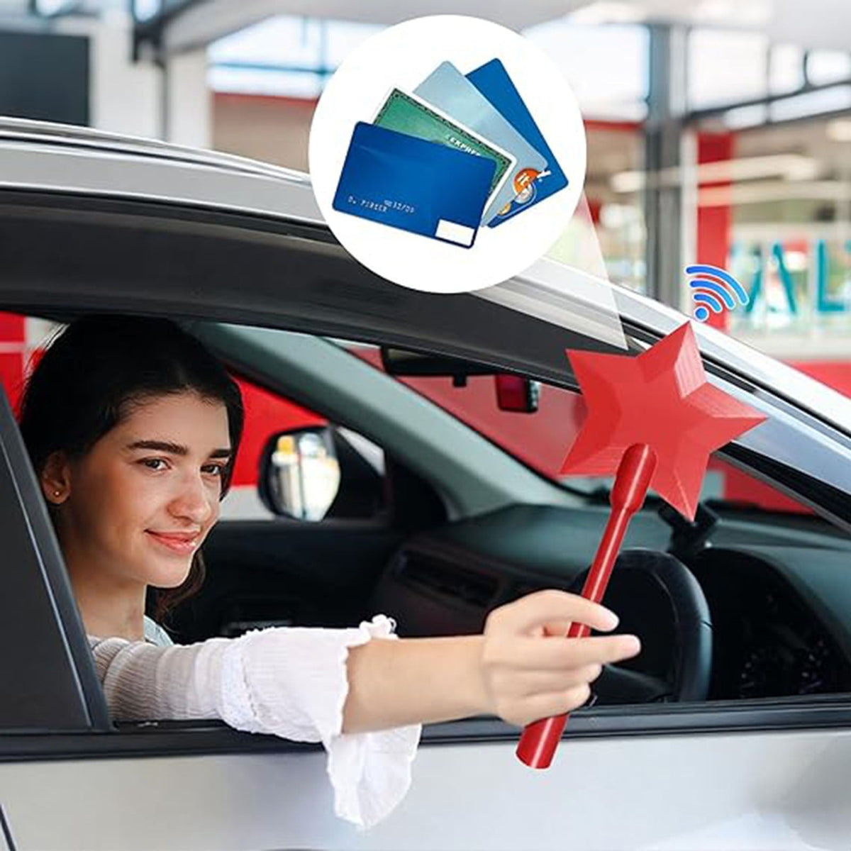 Tap-to-Pay Magic Wand | NFC Contactless Payment Wand