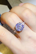 5 Carat Brilliant Round Cut Sparkala™ Platinum Over Pure Sterling Silver Ring