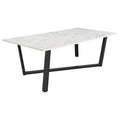 Vesper - Dining Rectangular Table - White Marble