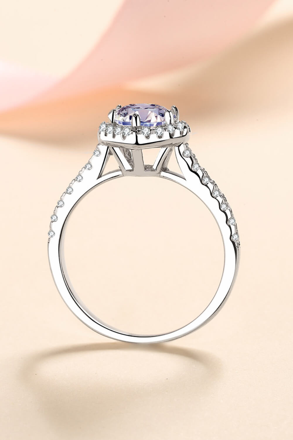 1 Carat Sparkala™ Heart-Shaped Ring