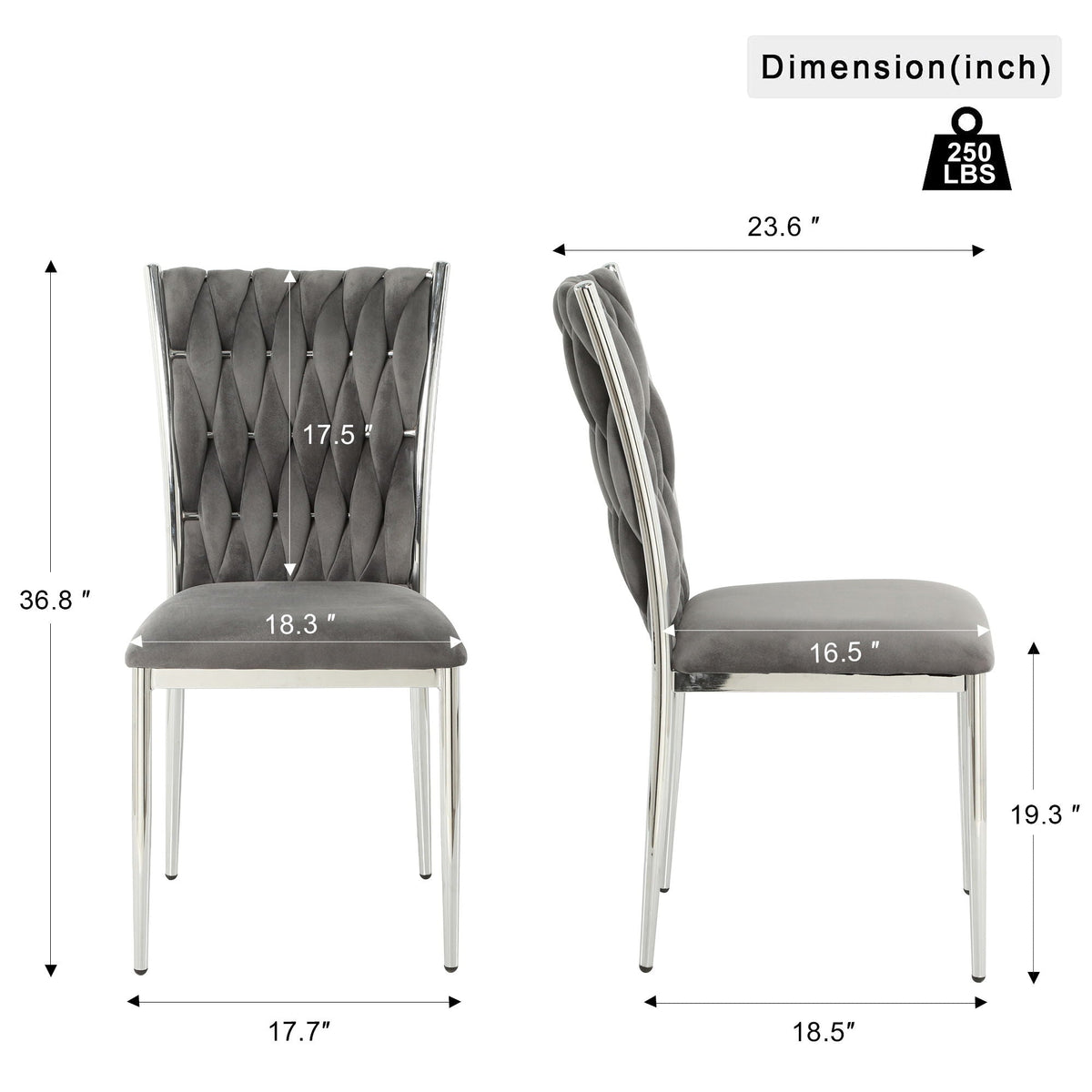 Modern Dining Chair Set For Dining Room