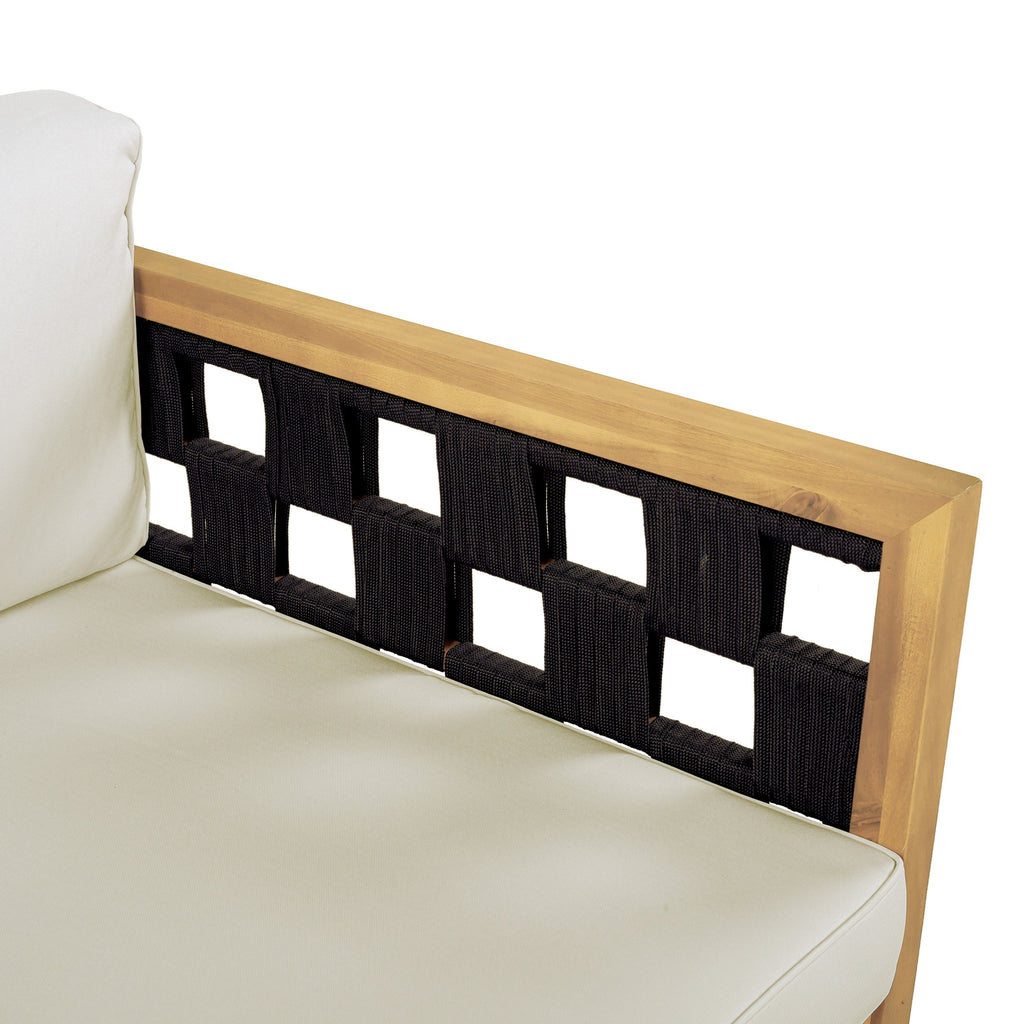 Luxury Acacia Wood Outdoor Daybed Set