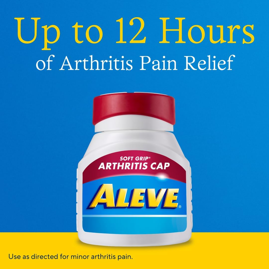 Gelcaps with Easy Open Arthritis Cap, Naproxen Sodium, Medication for Arthritis Pain, 160 Count