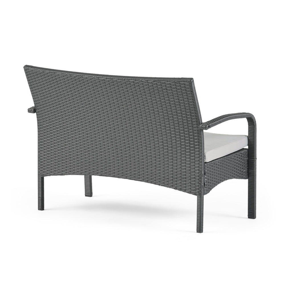Cordoba KD Wicker 4 Piece Chat Set