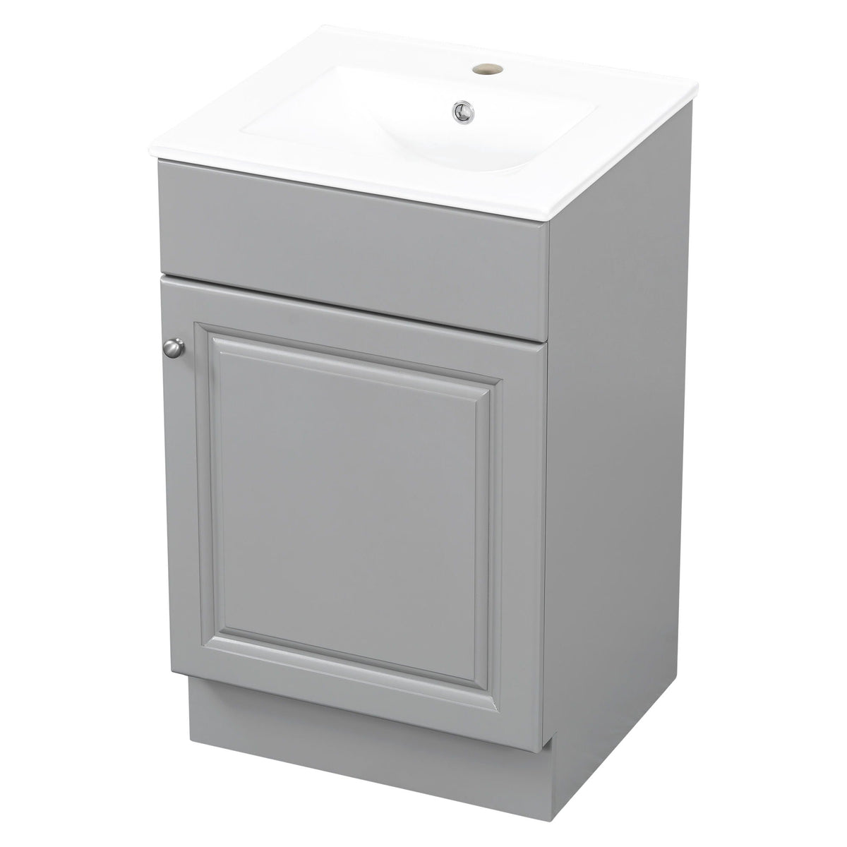 Bathroom Vanity With Sink, Cabinet With Adjustable Shelf