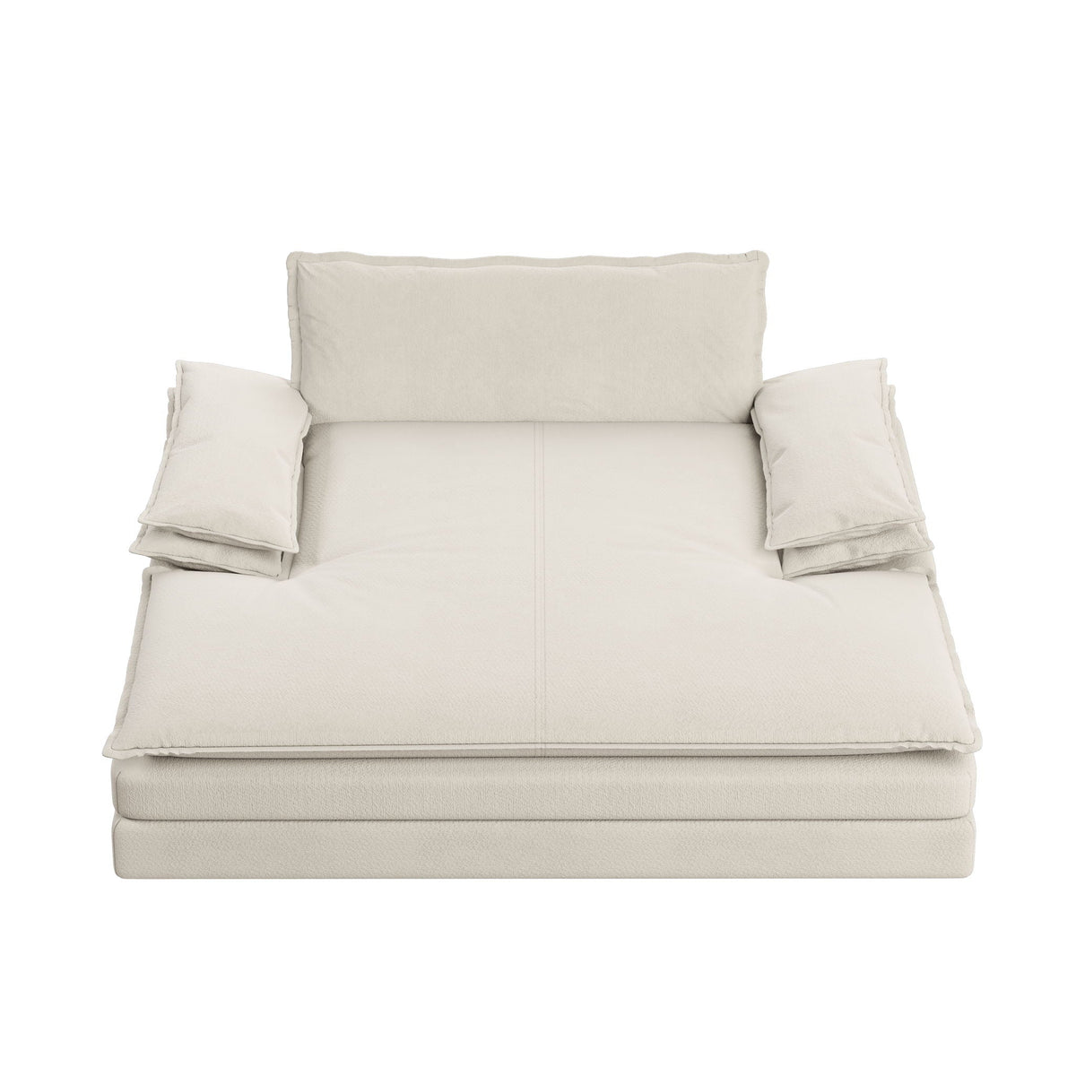 Modern Oversized Double Chaise Lounge Chair