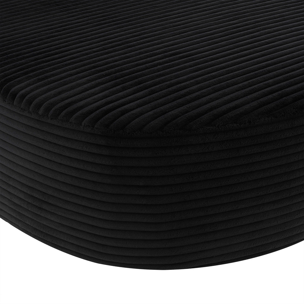 Modern Chaise Lounge Sofa Boneless Couch With Supportive Pillows