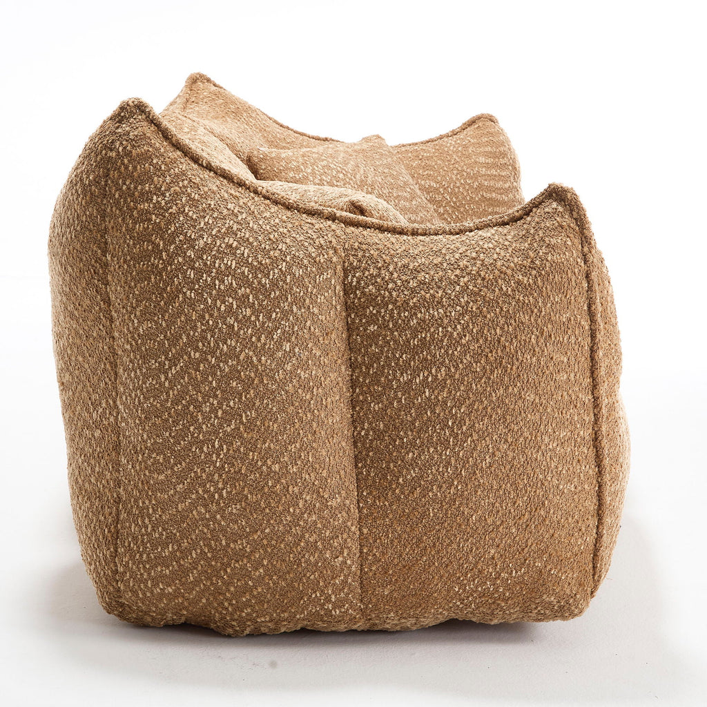 Comfortable Dual Beanbag Chair With High Resilience Foam Core For 2 People