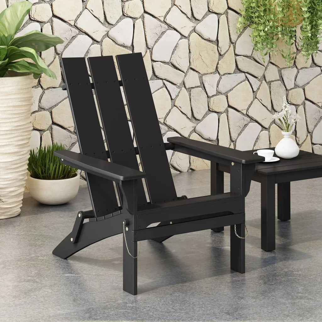 Aurascape Outdoor Comfort Foldable Adirondack Chair