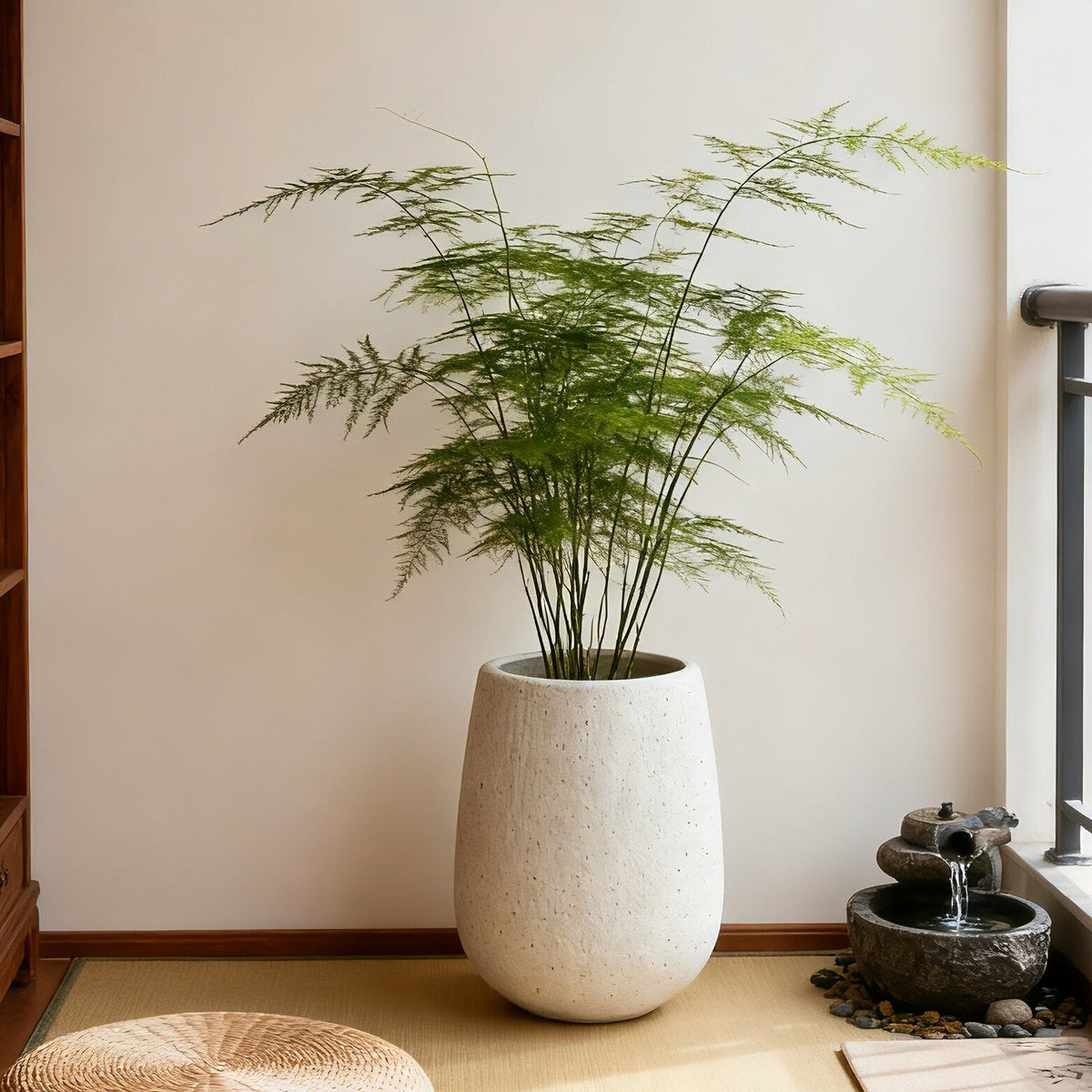 13.38' Dia x 16.14' H Large Round Planter