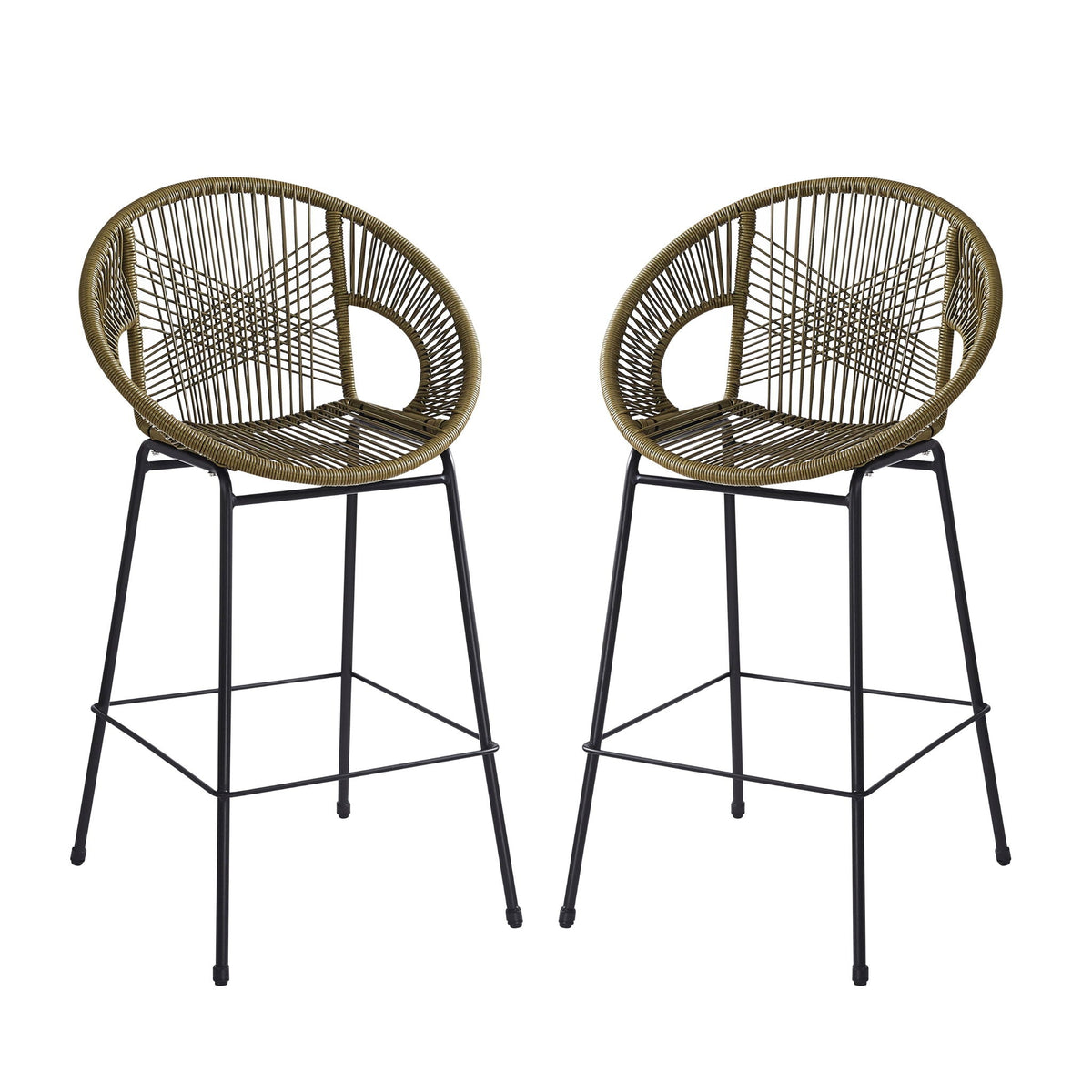 Ferrara Outdoor Patio Barstool (Set of 2)