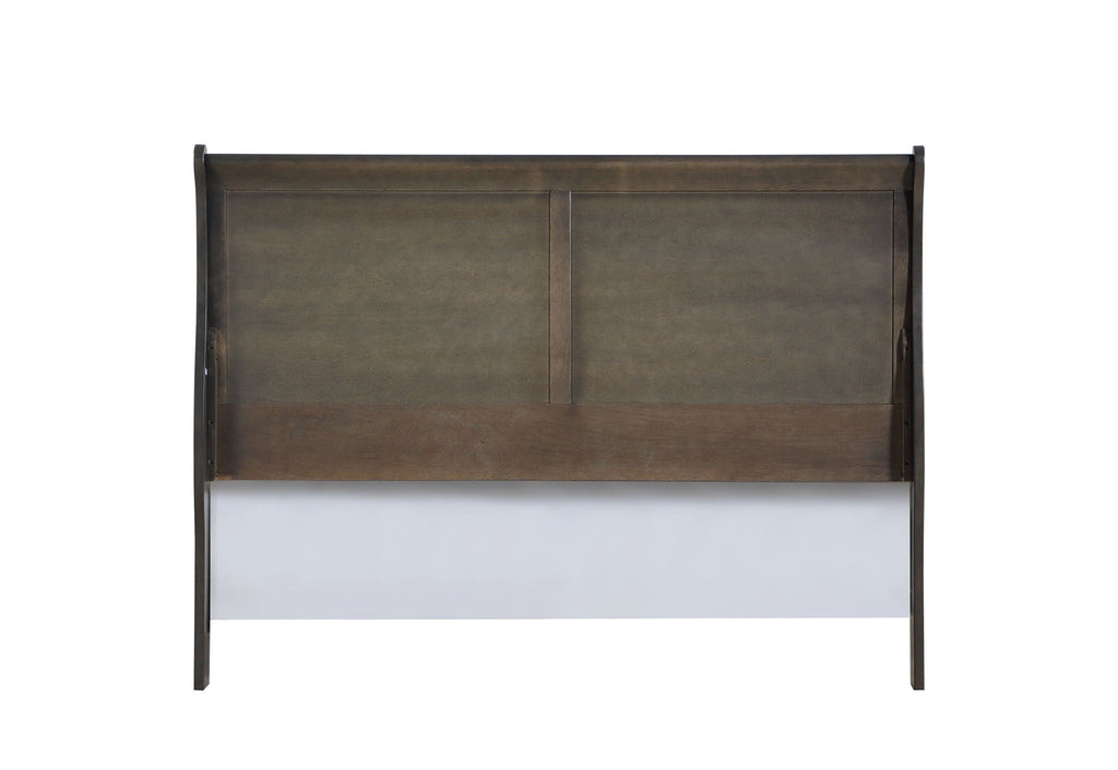 Louis Philippe Sleigh Style Bed