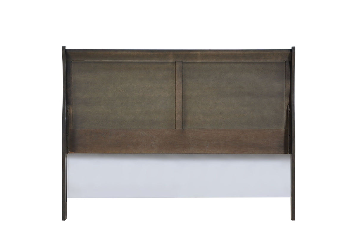 Louis Philippe Sleigh Style Bed