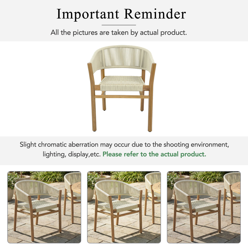 Outdoor Accent Chair Set - 2 Person Seating Group