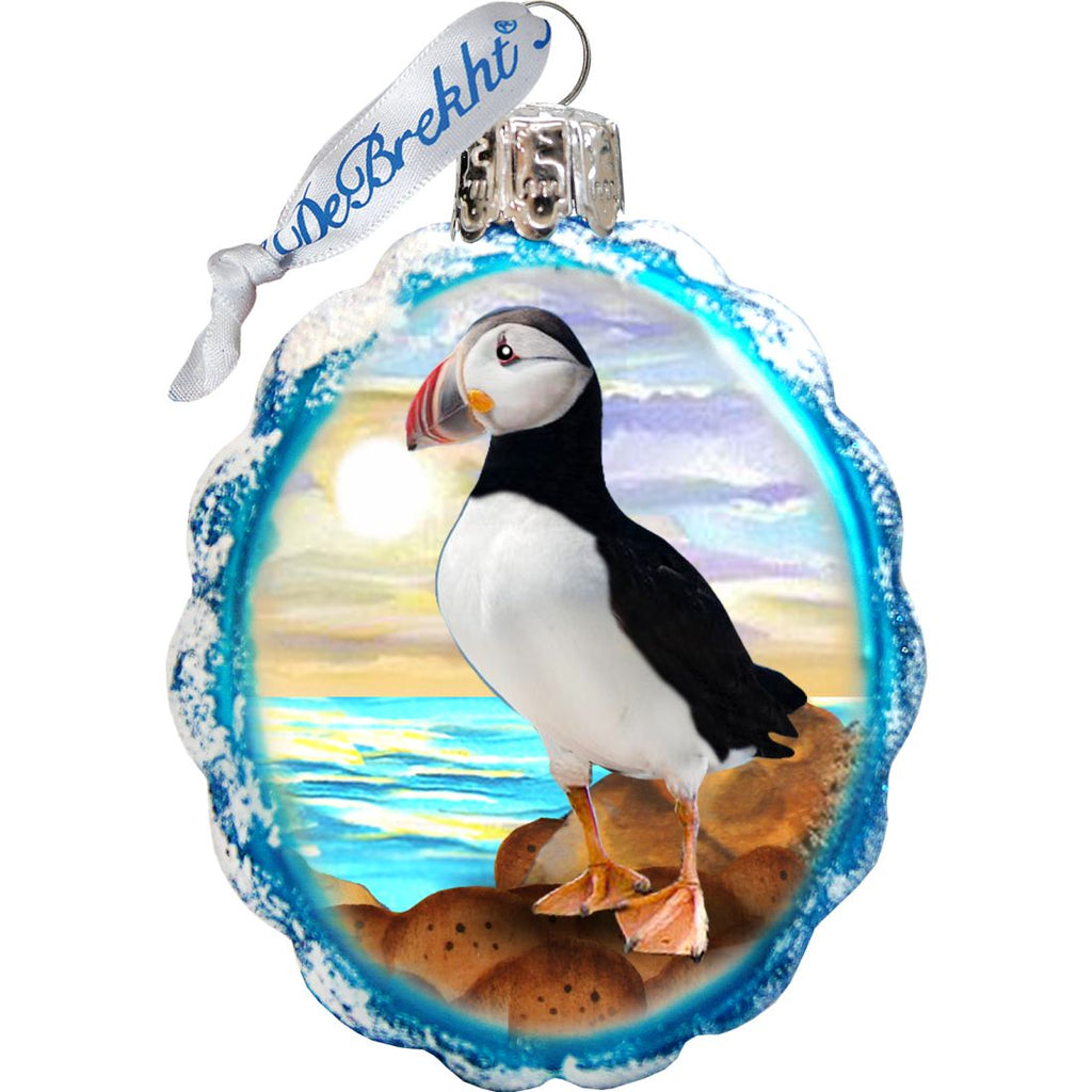 Seabirds Mercury Glass Ornaments Set of 3 by G. DeBrekht - Coastal Holiday Decor - 770123S3