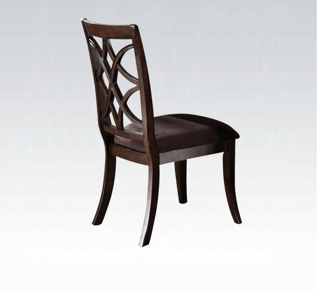Keenan - Side Chair (Set of 2) - Brown / Dark Walnut