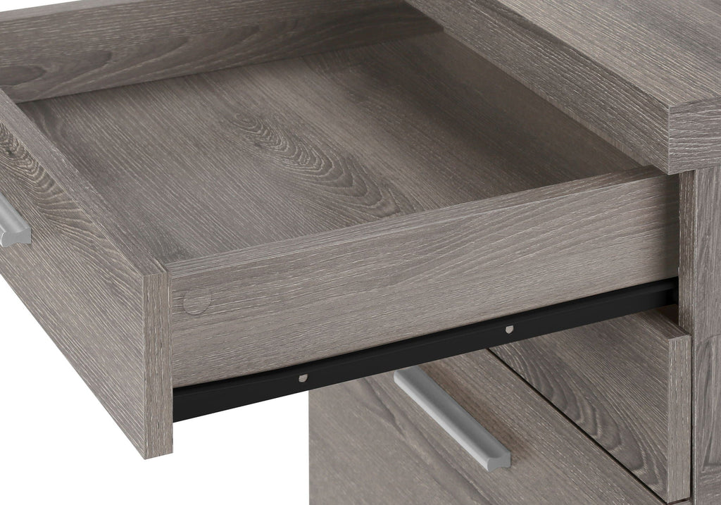Rolling Mobile File Cabinet with Storage Drawers & Printer Stand