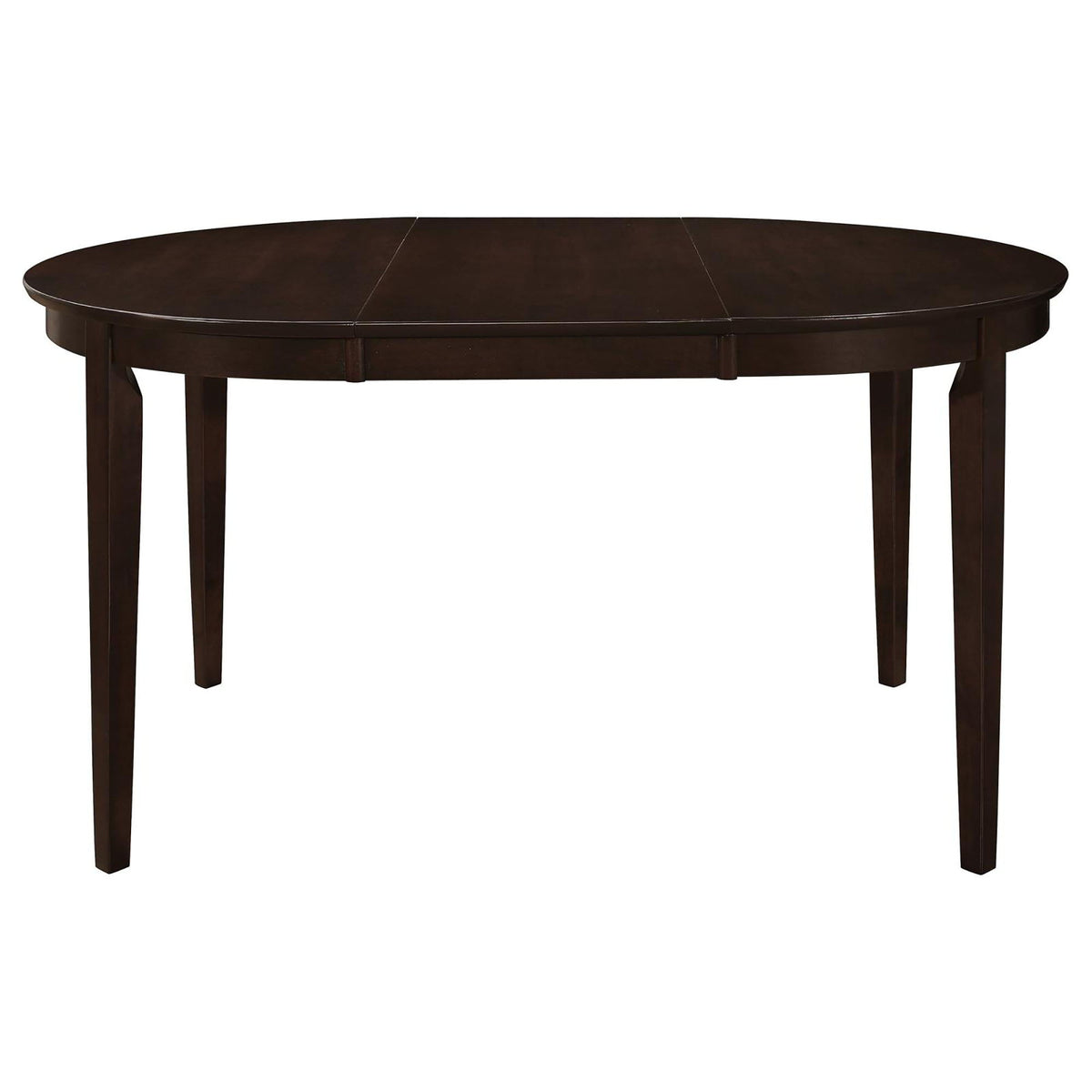 Elmira - Oval Dining Table With Leaf Extension - Brown