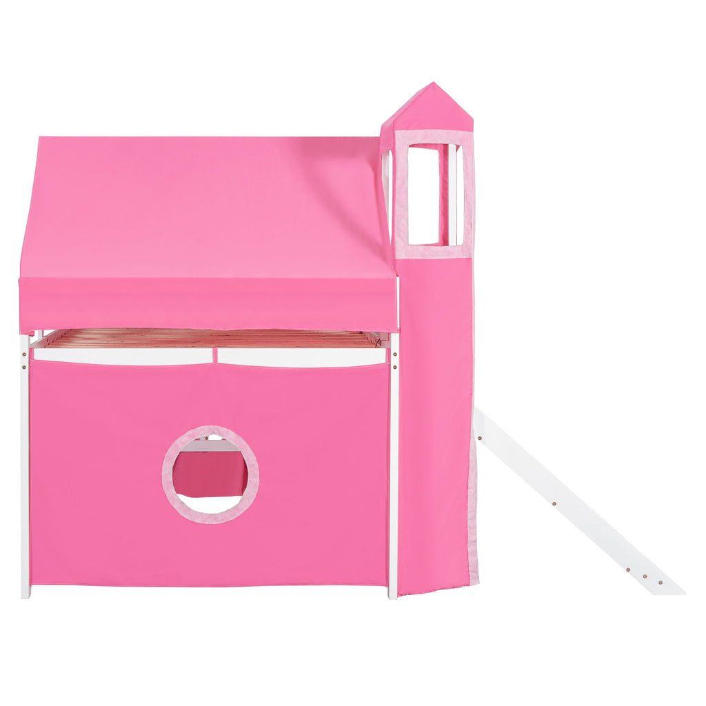 Loft Bed With Tent And Tower