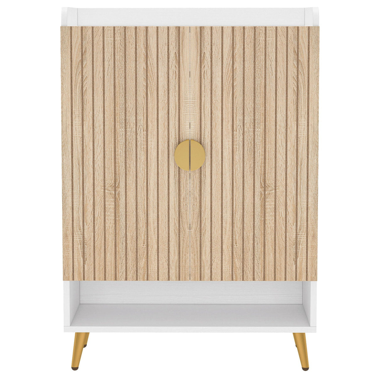 Shoe Cabinet With Doors, 7 Tier Storage Organizer