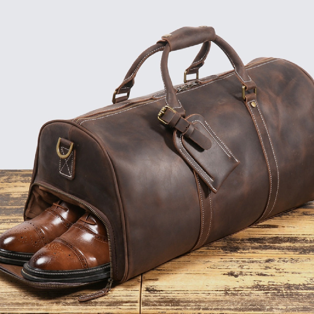 Men's Fashion First Layer Cowhide Travel Bag