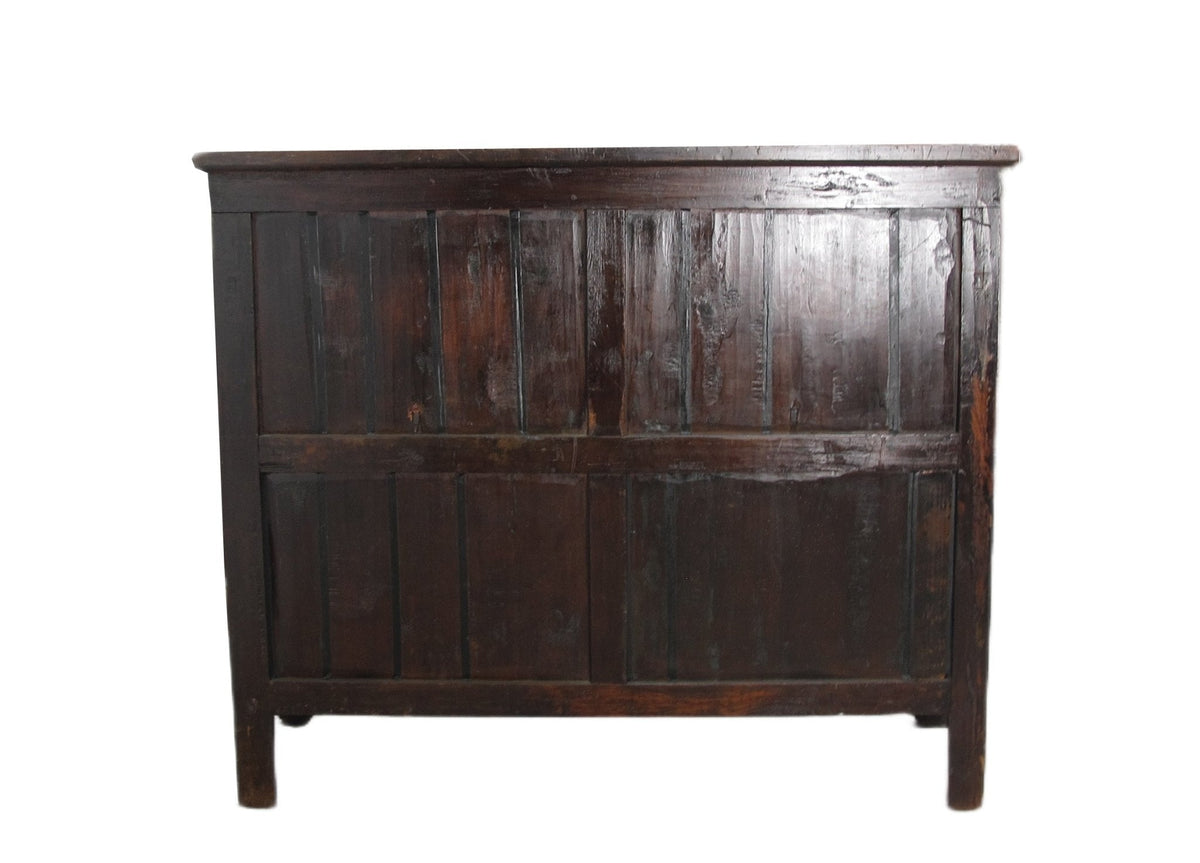 Dark Brown Chinese Antique Cabinet – 56 inches tall