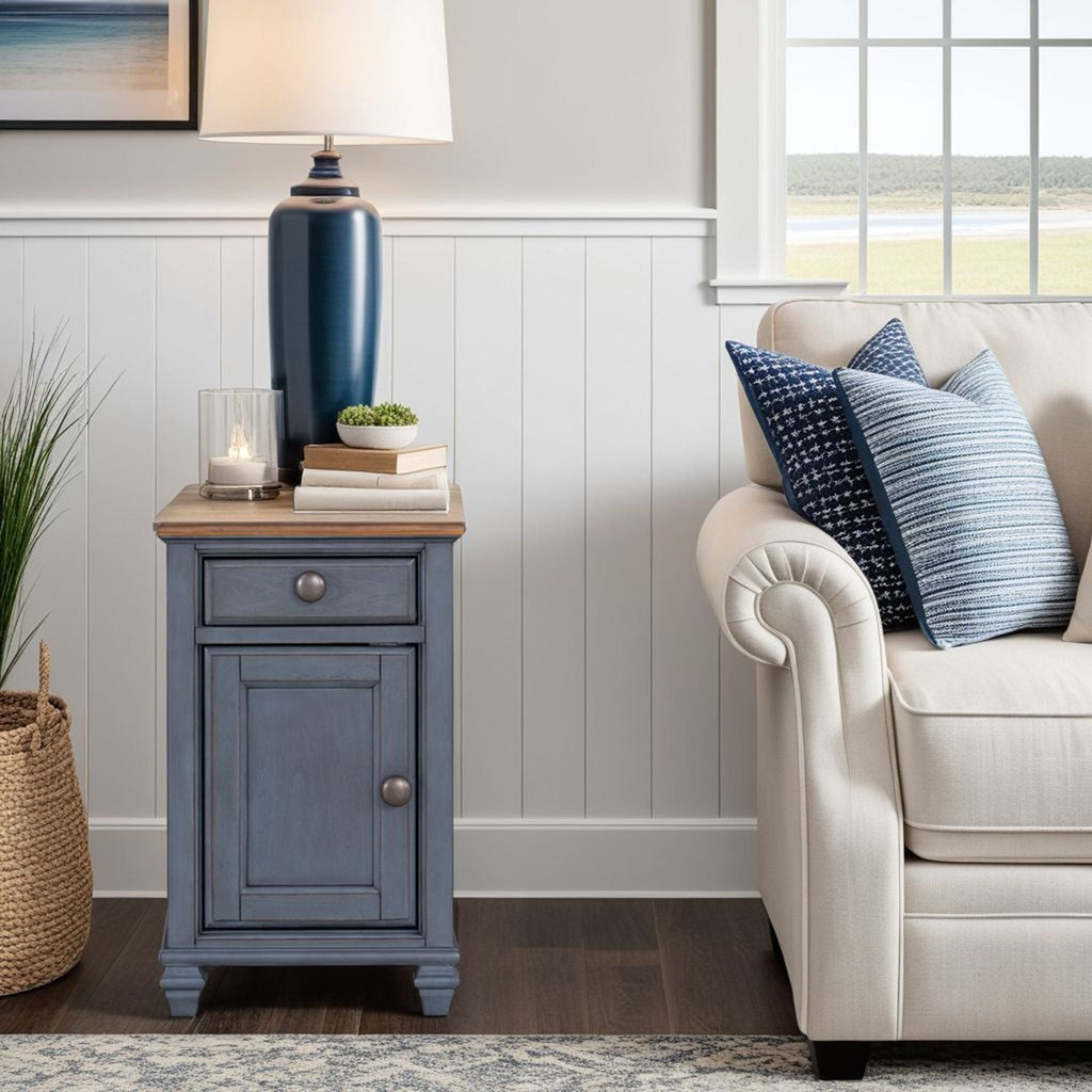 Americana - Chairside Table - Blue