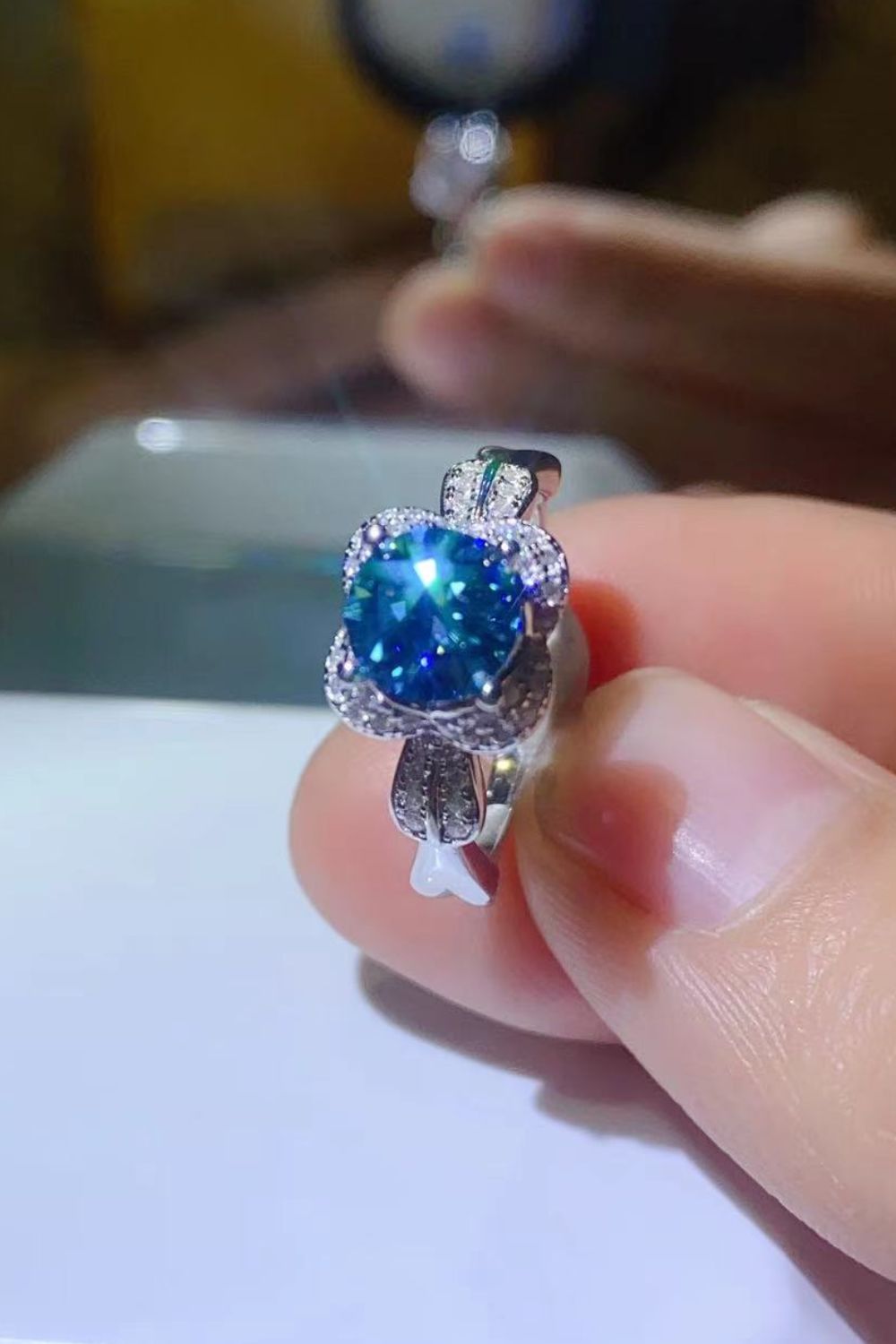 Better Love Next Time 1 Carat Sky Blue Blue Sparkala™ Ring